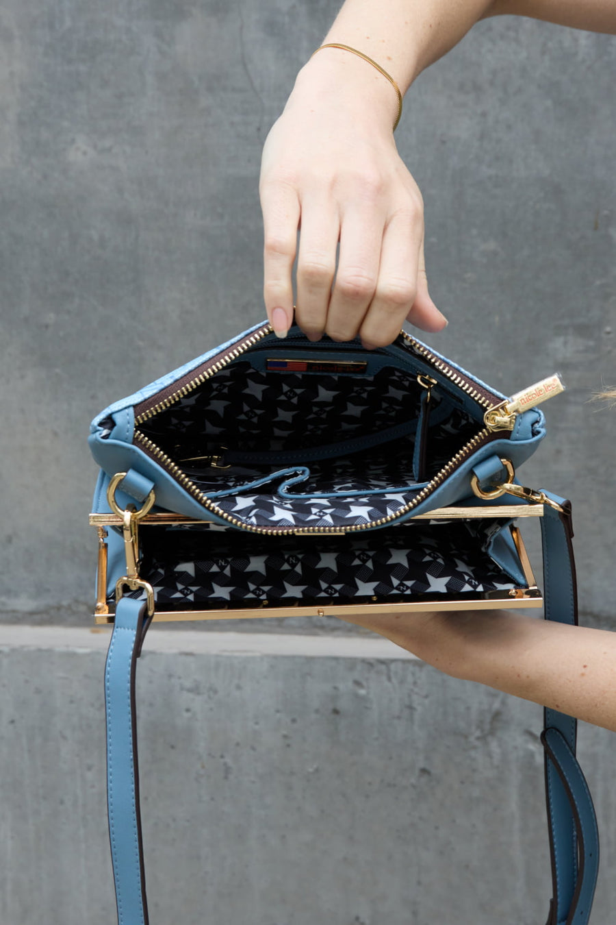 Nicole Lee USA Tatiana Monogram Crossbody Bag